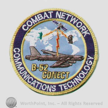 Weapon System Patch, Aircraft Patch : B-52H Stratofortress Combat Network Communications Technology.