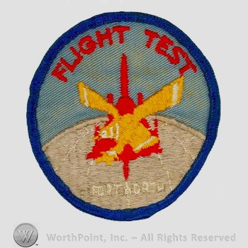 Weapon System Patch, Aircraft Patch : B-58 Hustler Flight Test.