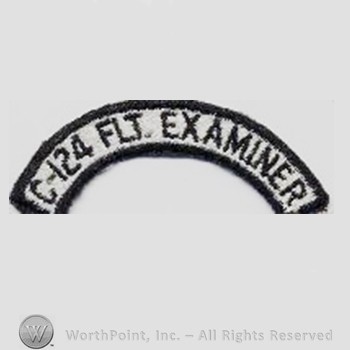 Weapon System Patch, Aircraft Patch : C-124 Globemaster II Flight Examiner.