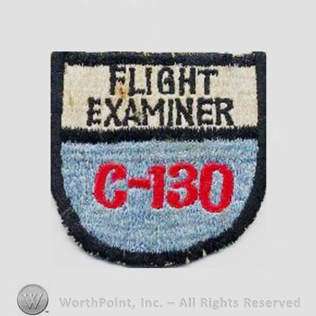 Weapon System Patch, Aircraft Patch : C-130 Hercules Flight Examiner.