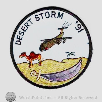 Weapon System Patch, Aircraft Patch : C-141B Starlifter Operation Desert Storm.