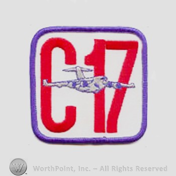 Weapon System Patch, Aircraft Patch : C-17 Globemaster III.