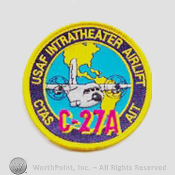 Weapon System Patch, Aircraft Patch : C-27A Spartan.