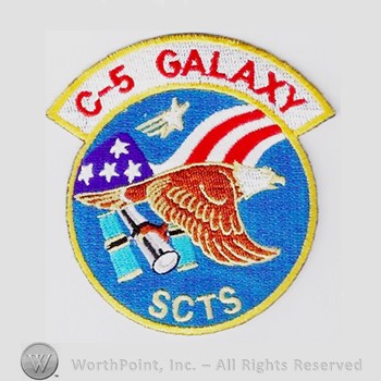 Weapon System Patch, Aircraft Patch : C-5 Galaxy Space Cargo Transportation System.