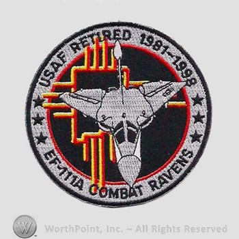 Weapon System Patch, Aircraft Patch : EF-111A Raven Retirement.