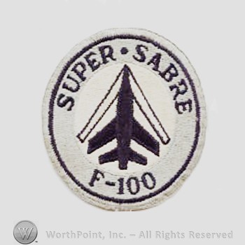 Weapon System Patch, Aircraft Patch : F-100 Super Sabre.