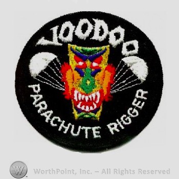 Weapon System Patch, Aircraft Patch : F-101 Voodoo Parachute Rigger.