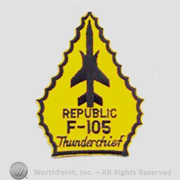Weapon System Patch, Aircraft Patch : F-105 Thunderchief Reproduction.