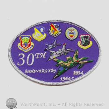 Weapon System Patch, Aircraft Patch : F-111 Aardvark 30th Anniversary.