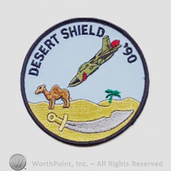 Weapon System Patch, Aircraft Patch : F-111 Aardvark Operation DESERT SHIELD.