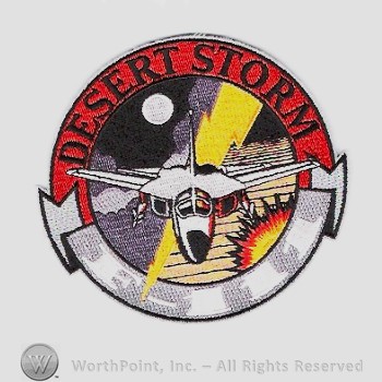 Weapon System Patch, Aircraft Patch : F-111 Aardvark Operation DESERT STORM.