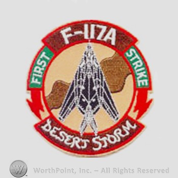 Weapon System Patch, Aircraft Patch : F-117 Nighthawk Operation DESERT STORM.