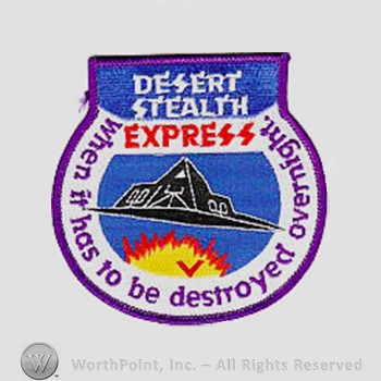 Weapon System Patch, Aircraft Patch : F-117 Nighthawk Operation IRAQI FREEDOM.
