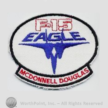 Weapon System Patch, Aircraft Patch : F-15 Eagle.