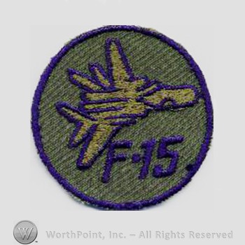 Weapon System Patch, Aircraft Patch : F-15 Eagle.