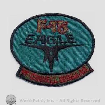 Weapon System Patch, Aircraft Patch : F-15 Eagle.