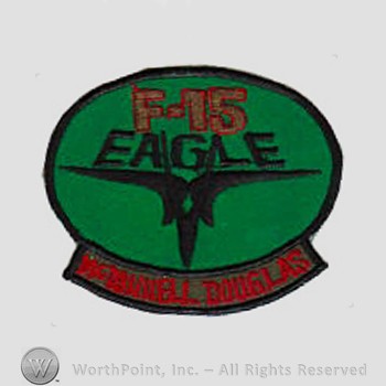 Weapon System Patch, Aircraft Patch : F-15 Eagle.