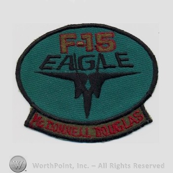 Weapon System Patch, Aircraft Patch : F-15 Eagle.