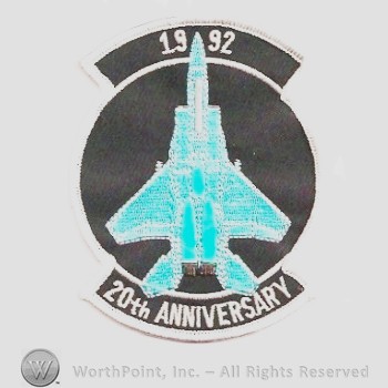 Weapon System Patch, Aircraft Patch : F-15 Eagle 20th Anniversary.