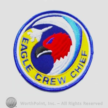 Weapon System Patch, Aircraft Patch : F-15 Eagle Crew Chief.