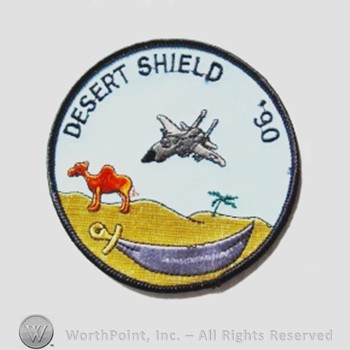 Weapon System Patch, Aircraft Patch : F-15 Eagle Operation DESERT SHIELD.