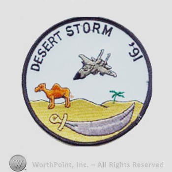 Weapon System Patch, Aircraft Patch : F-15 Eagle Operation DESERT STORM.