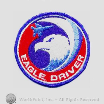 Weapon System Patch, Aircraft Patch : F-15 Eagle Pilot.