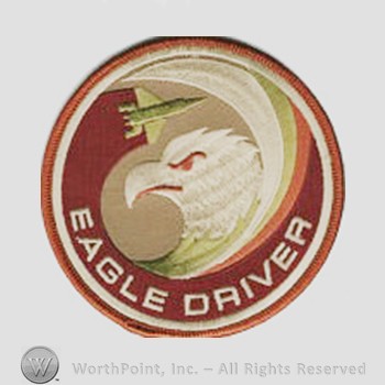 Weapon System Patch, Aircraft Patch : F-15 Eagle Pilot.