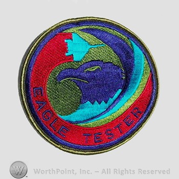 Weapon System Patch, Aircraft Patch : F-15 Eagle Tester.