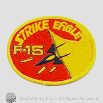 Weapon System Patch, Aircraft Patch : F-15E Strike Eagle.