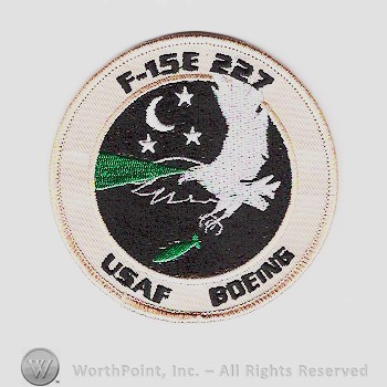 Weapon System Patch, Aircraft Patch : F-15E Strike Eagle.