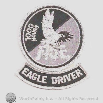 Weapon System Patch, Aircraft Patch : F-15E Strike Eagle 1000 Hours.