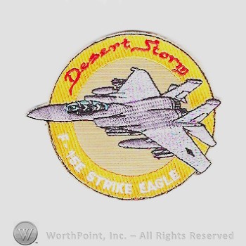 Weapon System Patch, Aircraft Patch : F-15E Strike Eagle Operation DESERT STORM.