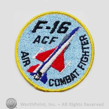 Weapon System Patch, Aircraft Patch : F-16 Fighting Falcon.