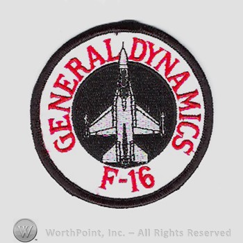 Weapon System Patch, Aircraft Patch : F-16 Fighting Falcon.