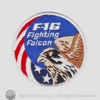 Weapon System Patch, Aircraft Patch : F-16 Fighting Falcon.