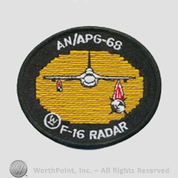 Weapon System Patch, Aircraft Patch : F-16 Fighting Falcon AN/APG-68 Radar.