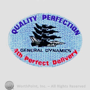 Weapon System Patch, Aircraft Patch : F-16 Fighting Falcon Zero Defect Aircraft.