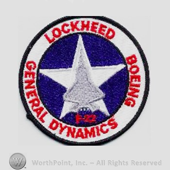 Weapon System Patch, Aircraft Patch : F-22 Raptor.