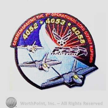 Weapon System Patch, Aircraft Patch : F-22 Raptor Zero Defect Aircraft.