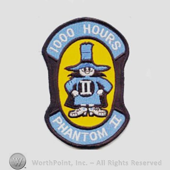 Weapon System Patch, Aircraft Patch : F-4 Phantom II 1000 Hours.