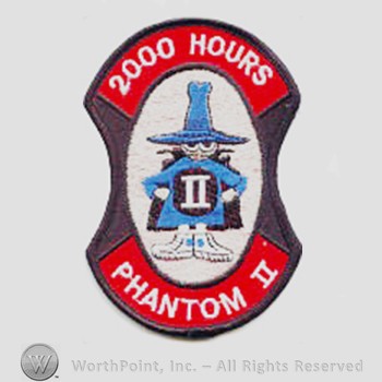 Weapon System Patch, Aircraft Patch : F-4 Phantom II 2000 Hours.