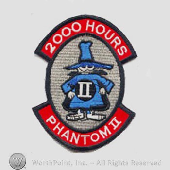 Weapon System Patch, Aircraft Patch : F-4 Phantom II 2000 Hours.