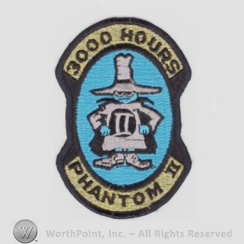 Weapon System Patch, Aircraft Patch : F-4 Phantom II 3000 Hours.