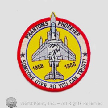Weapon System Patch, Aircraft Patch : F-4 Phantom II 30th Anniversary.