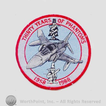Weapon System Patch, Aircraft Patch : F-4 Phantom II 30th Anniversary.