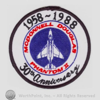 Weapon System Patch, Aircraft Patch : F-4 Phantom II 30th Anniversary.