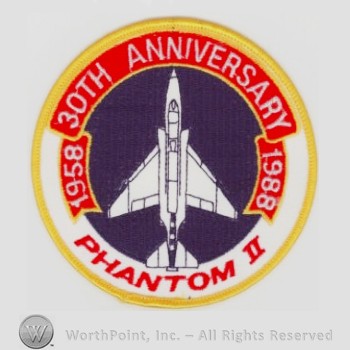 Weapon System Patch, Aircraft Patch : F-4 Phantom II 30th Anniversary.