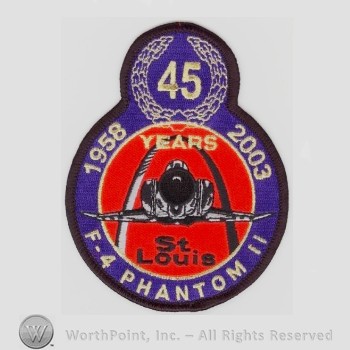 Weapon System Patch, Aircraft Patch : F-4 Phantom II 45th Anniversary.