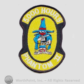 Weapon System Patch, Aircraft Patch : F-4 Phantom II 5000 Hours.